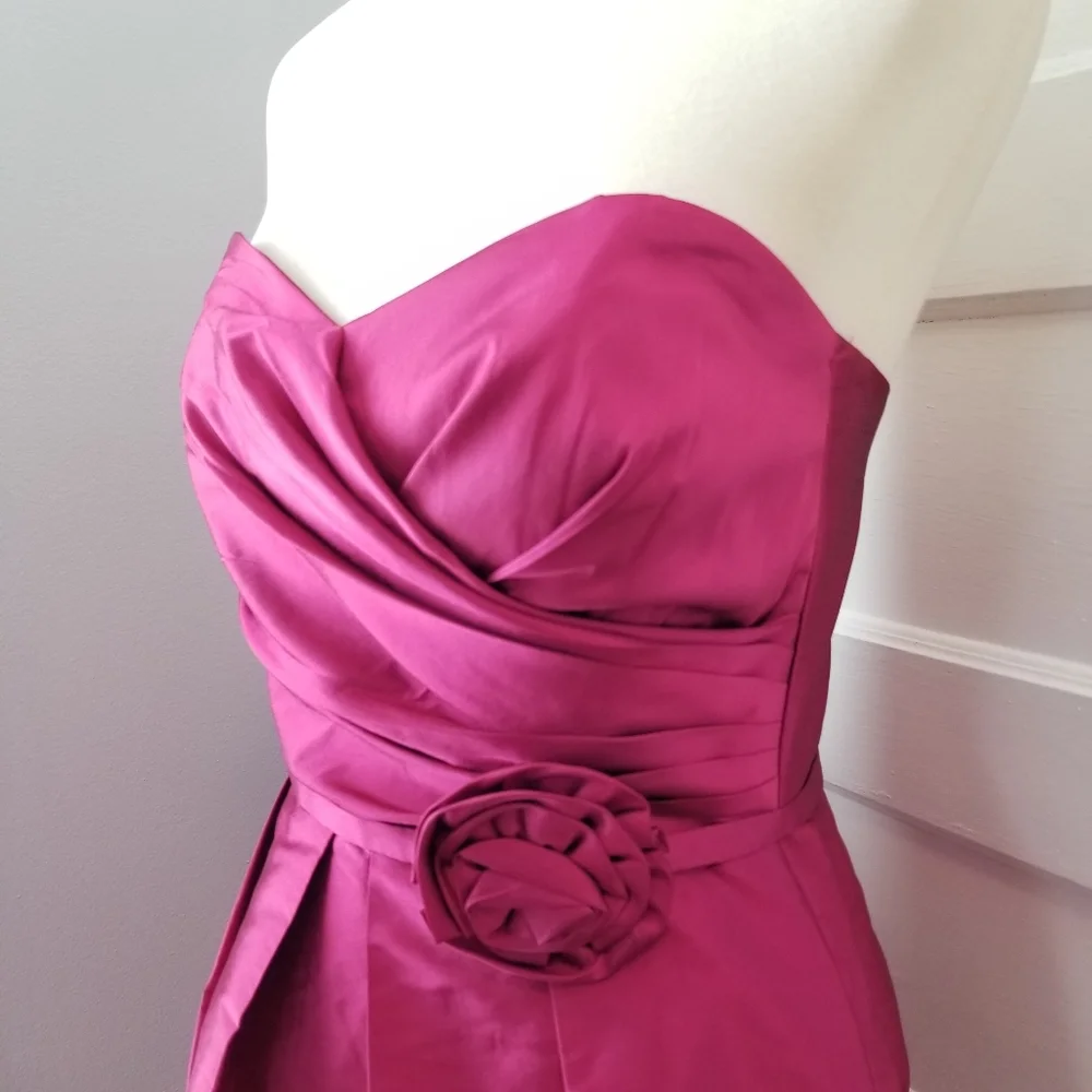 Alfred Sung Fruit Punch Strapless Dress, Size 8 - Picture 8 of 11